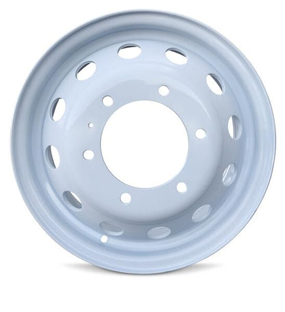 OEM Replacement 16x6 Steel Dually Wheel 6x180 Bolt Pattern White Finish Rim for 2015-2024 Ford Transit 350 – Direct Bolt-On Fit - size: 16x6 inch - Transit 350 Dually