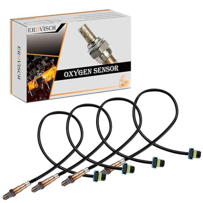 Oxygen O2 Sensor 250-24649 Upstream Downstream Set of 4 - Compatible with Buick GMC Saturn Chevy Cadillac - Enclave LaCrosse Acadia Terrain Equinox Impala Traverse SRX - V6 - Replaces # 234-4815 - color: Set of 4, size: 250-24649