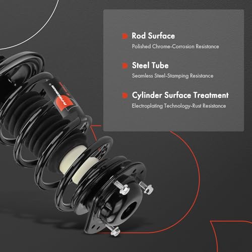 A-Premium Front Strut Assembly Compatible with Chevrolet & Pontiac - style: Front Strut