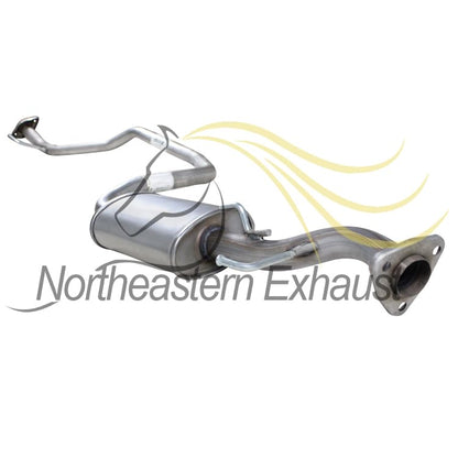 Exhaust Resonator Pipe Assembly Compatible with Honda Insight 2010-2014 1.3L | Stainless Steel | Northeastern Exhaust | Includes Gaskets, Clamp, Hangers and Bolt Kit | Direct-Fit Replacement - color: Resonator Pipe Assembly