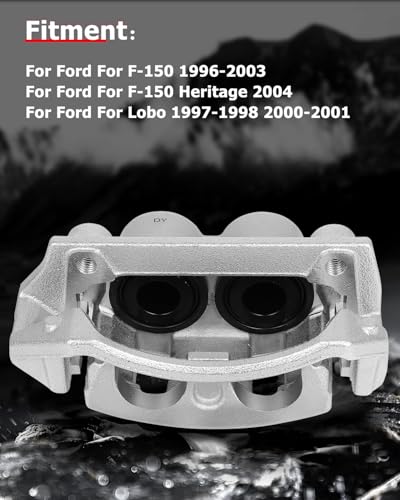 cciyu Front Right Disc Brake Caliper Assembly w/Bracket 18B4634 - size: Front Right[18B4634]