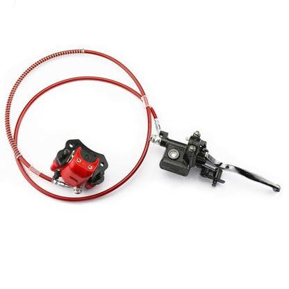 PRO BAT ATV Rear Hydraulic Disc Brake Kits - color: Red