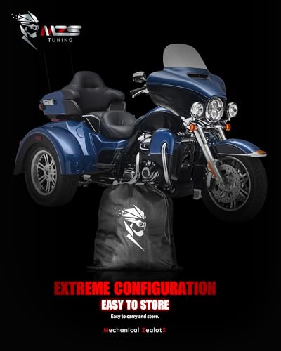 MZS Trike Motorcycle Cover Waterproof Outdoor fits up to 110" 3 Wheeler - size: 110 inch Trike