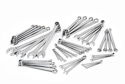GEARWRENCH 44 Pc. Master Combination Wrench Set, Metric/SAE - 81919 - size: 44 Pc, style: No Storage