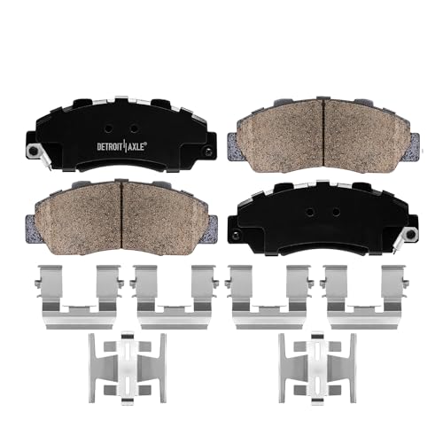 Detroit Axle - Front Brake Pads for Honda Accord CR-V Odyssey Prelude - size: 4P58086/Kit