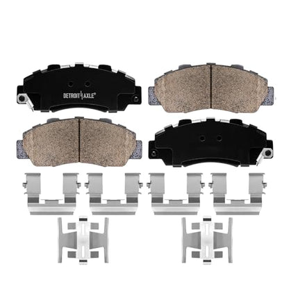 Detroit Axle - Front Brake Pads for Honda Accord CR-V Odyssey Prelude - size: 4P58086/Kit