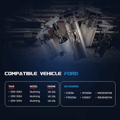 KELOKE Electric Fuel Pump Module Assembly Compatible with Ford - color: E2301M