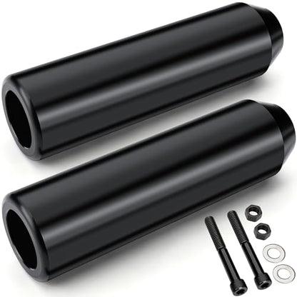 MoKitDora 6" Sportster Upper Shock Mount Guard Frame Sliders Anti Crash Protector for 2004-2022 Harley XL 883 1200 XR1200 Iron Nightster Roadster, Black