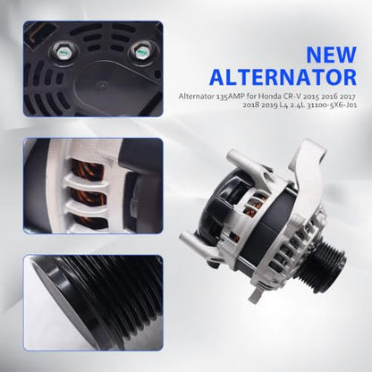 21154 Alternator Compatible with Honda & Acura Models, CR-V CRV - size: 21154
