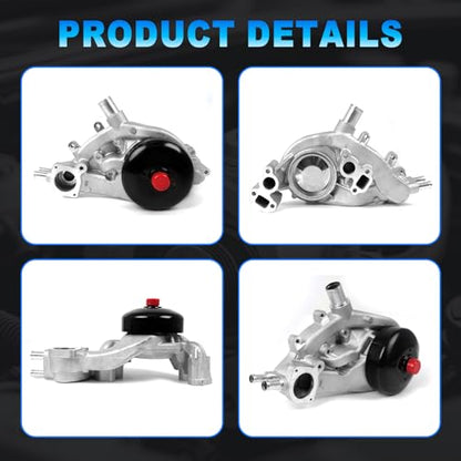 Engine Oil Pump & Timing Chain Kit w/Water Pump for 2007-2013 Chevy Avalanche/Silverado 1500/Tahoe/Suburban, GMC Sierra 1500/Yukon, Buick/Cadillac 4.8L 5.3L 6.0L NON-VVT Engine