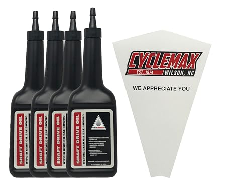 Cyclemax 4PK of Shaft Drive Oil for Honda 08208-0080