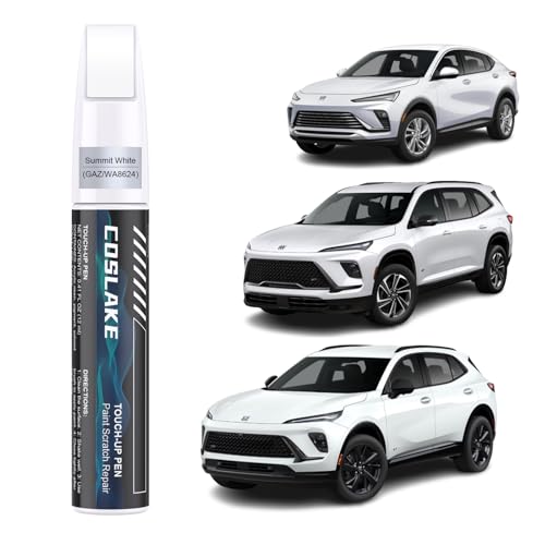 Car Touch Up Paint(Summit White(GAZ/WA8624)) for Buick - color: Summit White(GAZ/WA8624) for 2025 Envision/2024 Envision/2025 Enclave/2025 Envista