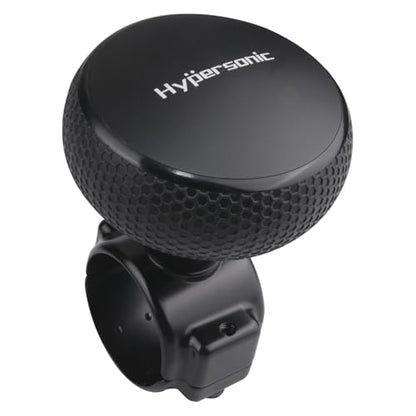 Hypersonic Steering Wheel Knob - Durable Black Suicide Knob Large Steering Wheel Ball Bearings, Making Steering Effortless and Smooth - color: Black