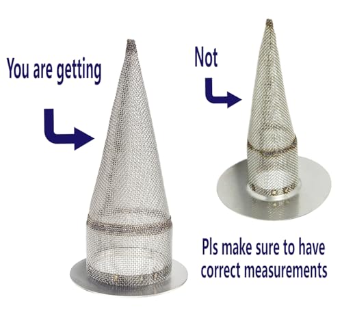 1 PC-Cone-Type Stainless Steel Spark Arrestor Screen 1.625”