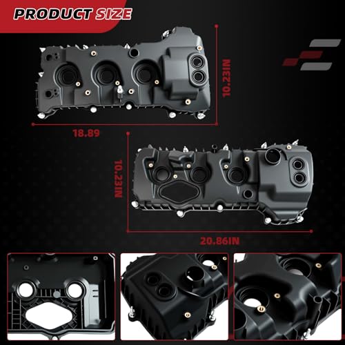 Valve Cover BL3Z-6582-H DL3Z-6582-C for F-150 Expedition 2013-17 3.5L V6 - size: DL3Z-6582-C