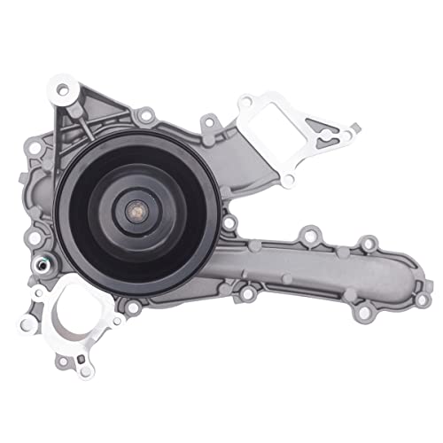 AUQDD 43157 Water Pump Kit w/Gasket (For Mercedes-Benz V6-3.5L;Eng. 276.952/276.955/276.957) Fit For 2012-2016 C300 C350 E350 E400 ML350 GLK350 SLK350 (Replace # 2762001301 A2762001301 147-2360) - size: 43157
