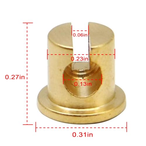 XQSMWF ATV Universal Models Carburetor Throttle Cable End Joint Guide Nut Fit for Polaris Fit for Suzuki Fit for Yamaha ATV Models