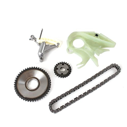 Oil Pump Timing Drive Chain Set Engine Oil Pump Timing Chain Set Components Applied for X1 X3 Z4 F35 F30 Oil Pump Drive Chain Replacement Parts OE 11417605366 11417605367 - size: Oil Pump Guide Chain Gear