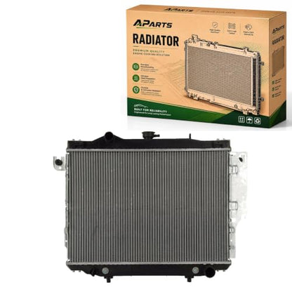 AParts Engine Cooling Radiator for Dodge Dakota 3.9L/5.2L 1992-1996 – Aluminum Radiator Replacement - size: AP-1709
