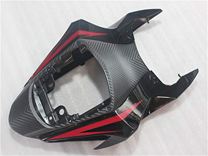 YTL Black Red Full Fairing Fit for Suzuki 2011-2026 GSXR 600/750 - color: 004 Black Red