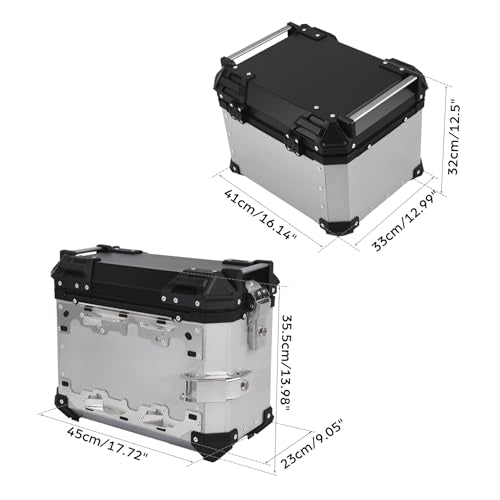 Green-L 36L Saddlebags Panniers Side Case Luggage Bag & 45L Tail Box Top Case Fit for BMW R1300GS 2023-2025 - color: Set A
