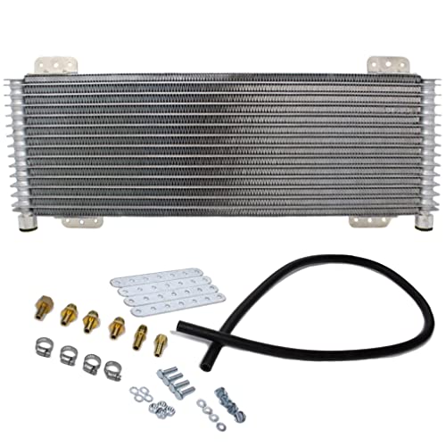 40k Transmission Oil Cooler Kit - color: Silver