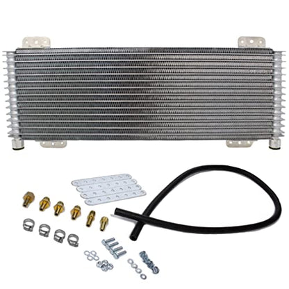 40k Transmission Oil Cooler Kit - color: Silver