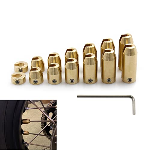 Universal Motorcycle Reusable Brass Wheel Spoke Balance Weights Refill - size: 14