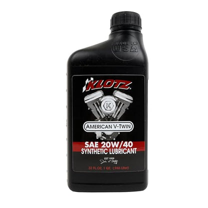 Klotz 6 Quart 20W-40 Synthetic Oil Change Kit for Indian™ Thunderstroke Motorcycle - size: 6 Quart - Indian Thunderstroke