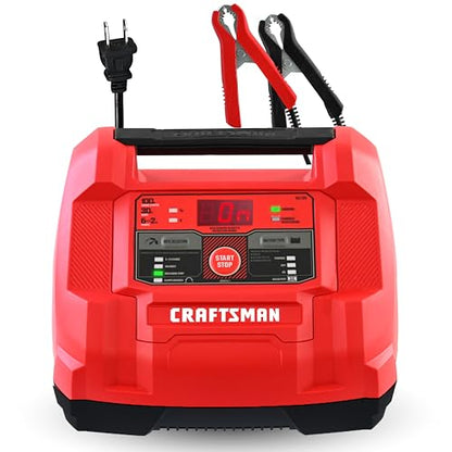 CRAFTSMAN 6A Car Battery Charger & Maintainer, 6V/12V – CMXCESM253
