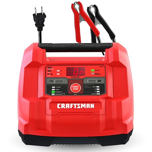 CRAFTSMAN 6A Car Battery Charger & Maintainer, 6V/12V – CMXCESM253