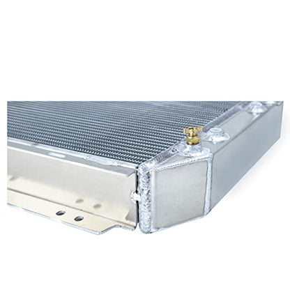 4 Row Radiator For Ford Mustang 1964-1966 Falcon Comet 1960-1965 - size: 4 Row Radiator+CNC 1.3Bar Cap