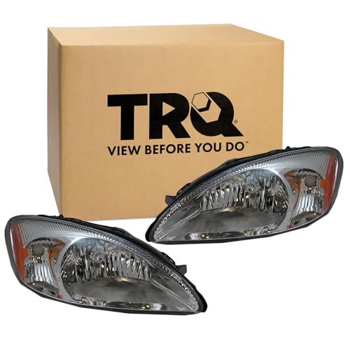 TRQ Headlight Set Halogen 2 Piece without Centennial Edition Package - style: HLA95288