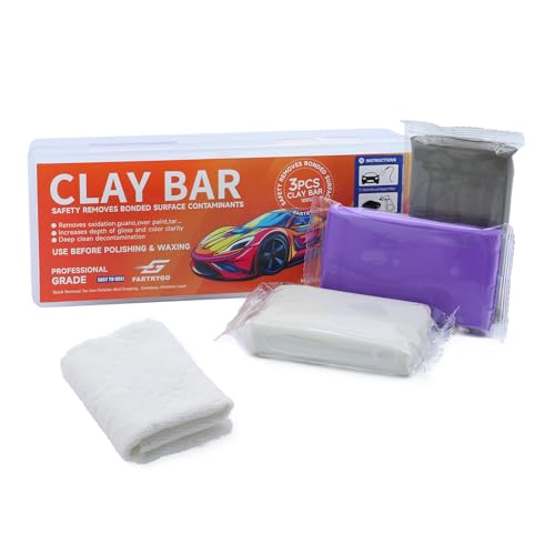 Clay Bar Set 3 Pack Fine to Medium Grade for Car Detailing