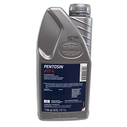 Pentosin 1058106 ATF 6 Long-Life Fully Synthetic Automatic Transmission Fluid for Select Aston Martin, Audi, Bentley, Jaguar, Land Rover, Maserati, Rolls Royce, 1 Liter Bottle, Pack of 1 - size: 1 Liter, Pack of 1