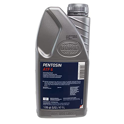Pentosin 1058106 ATF 6 Long-Life Fully Synthetic Automatic Transmission Fluid for Select Aston Martin, Audi, Bentley, Jaguar, Land Rover, Maserati, Rolls Royce, 1 Liter Bottle, Pack of 1 - size: 1 Liter, Pack of 1