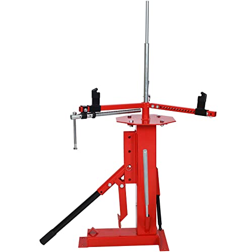 Manual Tire Changer Steel Rim Mounting Stand Bead Breaker Included Portable Tire Changer Suitable for Cars Trucks Motorcycles and ATVs Fits 4 to 21'' Rims Garage Auto Repair Shop Manual Tool
