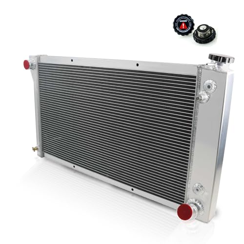 ECMRAD 3 Row Aluminum Radiator Compatible with Chevy K5 Blazer C10 C20 C30 1969-1972 1970 1971 5.0L 5.7L V8 350 307 Performance Engine Cooling
