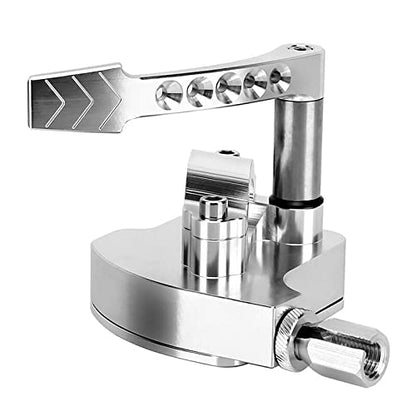 7/8 Universal Billet Thumb Throttle Lever Control Assembly CNC ATV Fit for YAMAHA Banshee Raptor 350 660 700 HD TRX 400EX 250R 450R Suzuki LTR450 250 500 LTZ400 250 500R Kawasaki - Sliver - color: Silver