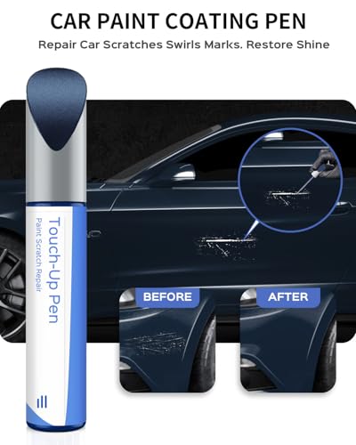N1 Blue Jeans Metallic Touch Up Paint Compatible with Ford Exact Match–Chips and Nicks Touch Up - color: Blue Jeans Metallic(N1) compatible with Econoline/Edge/Expedition/Explorer/F-150/F-250 Super Duty/F-350 Super Duty/F-450 Super Duty/F-Series/Flex/Taur