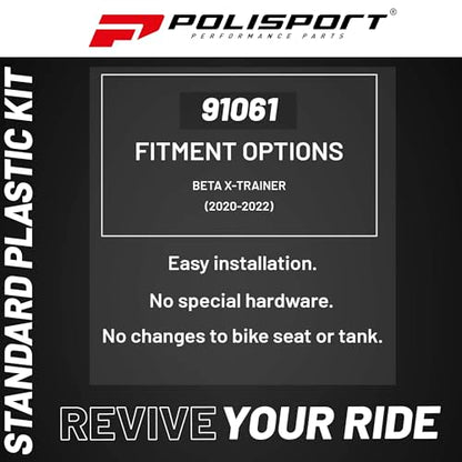 Polisport Motocross MX Replica Plastic Kit - White (2020-2022) - color: White