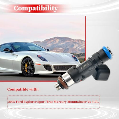 FJ765 Fuel Injector Replace#82211191,0280158066 5L2Z9F593DA-6PCS - size: FJ765(6PC)