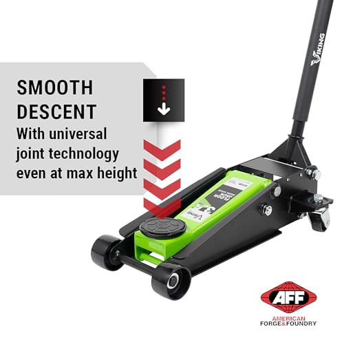 AFF Viking 3.5 Ton Floor Jack - Lightning Lift Hydraulic Car Jack - Heavy Duty - style: Standard Profile