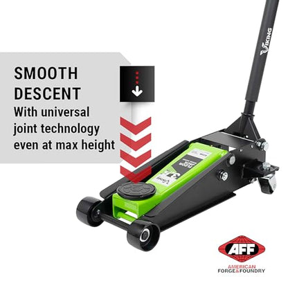 AFF Viking 3.5 Ton Floor Jack - Lightning Lift Hydraulic Car Jack - Heavy Duty - style: Standard Profile