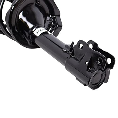 TRQ Front Left Strut and Spring Assembly Gas Charged Coil Spring - style: SCA30616