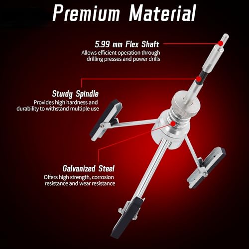 7PCS Cylinder Hone Tool Set, Adjustable for 3/4" to 7" Cylinders - size: 7pc Set