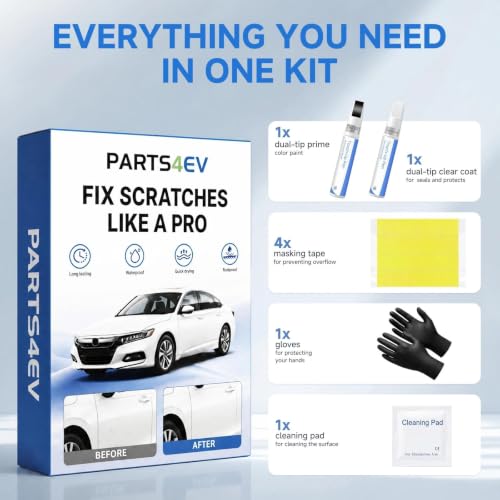 Black Obsidian/Super Black KH3 for NISSAN Touch Up Paint Kit, Exact Match Touch Up Paint with 2K Clear Coat, Professional Scratch and Chip Repair - color: Black Obsidian/Super Black