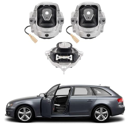 Dasbecan 3PCS Engine Motor Trans Mount Compatible with Audi A4 A5 2008-2017