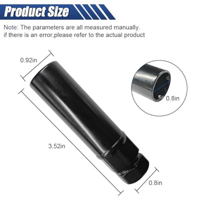 Large 6 Spline Tuner Lug Nut Key - Aftermarket Splines Lug Nut Socket Key Tool Car Wheel Lock Removal Tool Replacement for 21mm (13/16") and 22mm (7/8") Hex Socket Wrench (6Spline-L) - size: 6Spline-L