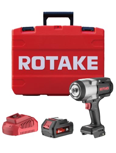 ROTAKE 20V Heavy-Duty 1/2" Cordless Impact Wrench Kit, 1380 FT-LBS, TB3 - size: 1/2" (1380 ft-lbs) TB3